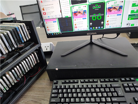 Ảnh Lắp Đặt Box Phone Farm Tại Đường Trường Chinh – Hà Nội